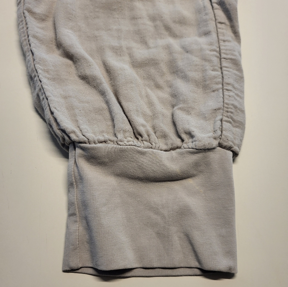 European Culture Capri Pants Cream Beige Size S - Picture 9 of 14